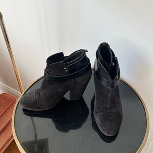 rag & bone suede ankle boots